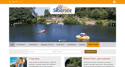 Desktop Screenshot of ferienpark-silbersee.de